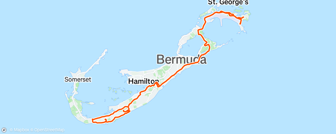 Map of the activity, Morning Ride