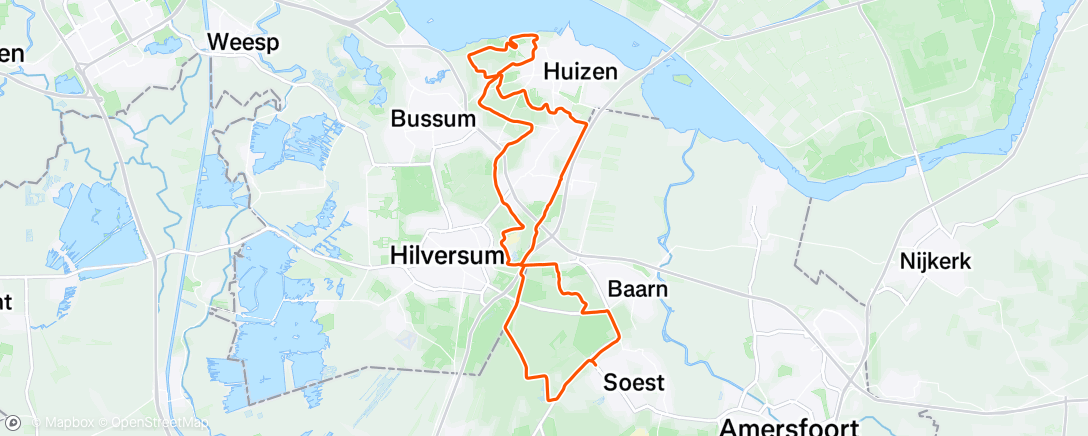 Карта физической активности (Zo. Vlak voor jaarwisseling nog even fietsles gekregen bij Tempo.)