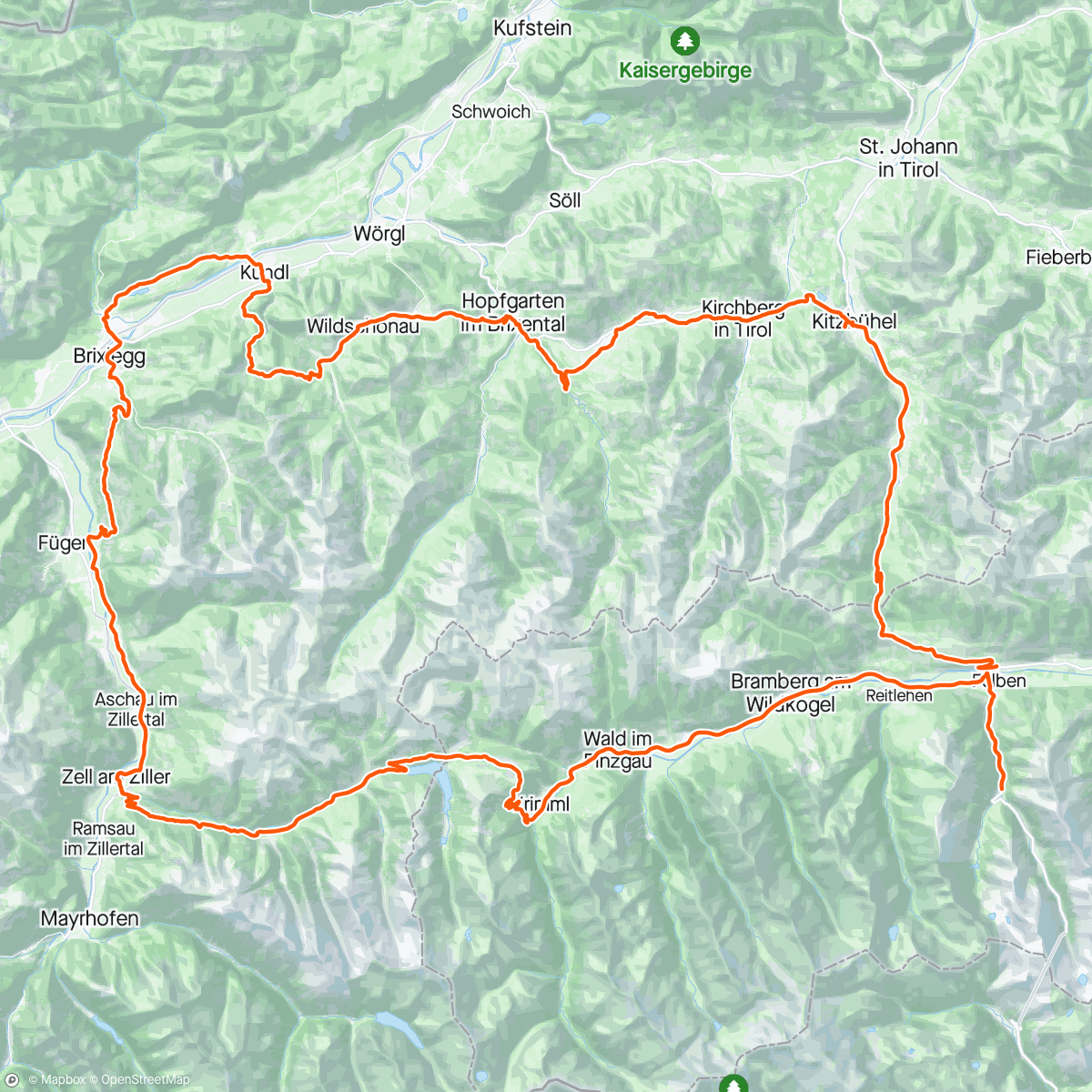 Map of the activity, La Streif 😍😍