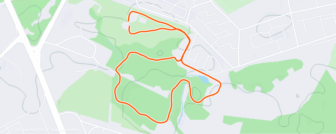 Map of the activity, Полуденный забег