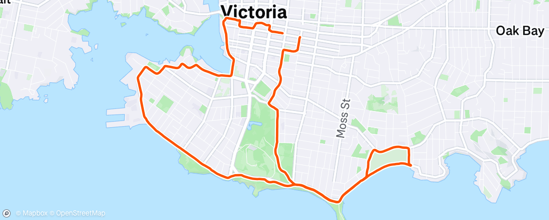 Map of the activity, Aura regen