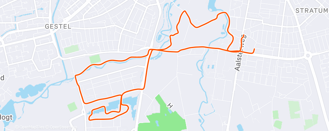 Mappa dell'attività Alternatieve Genneperparkenloop