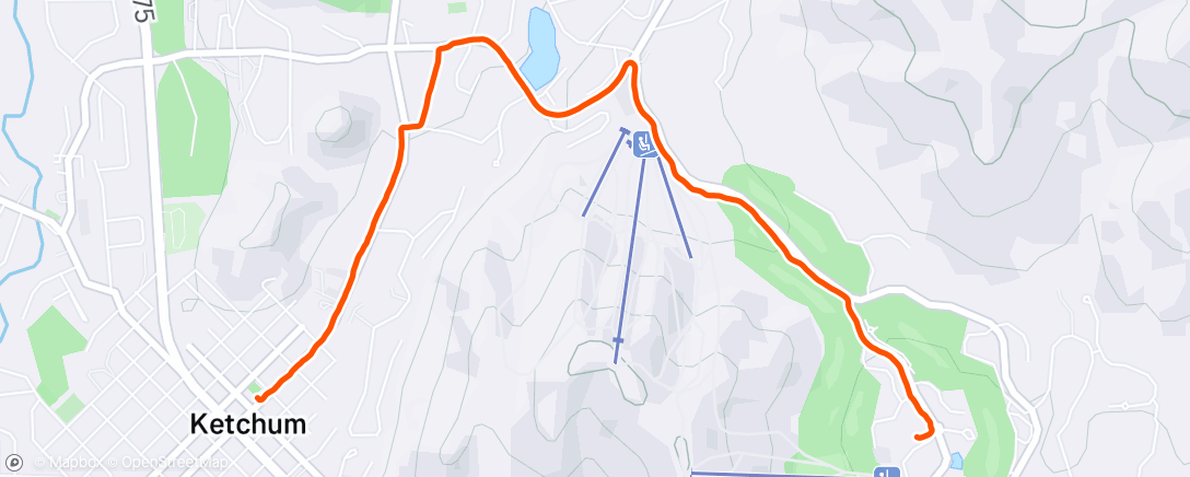 Mapa de la actividad (Morning Walk)