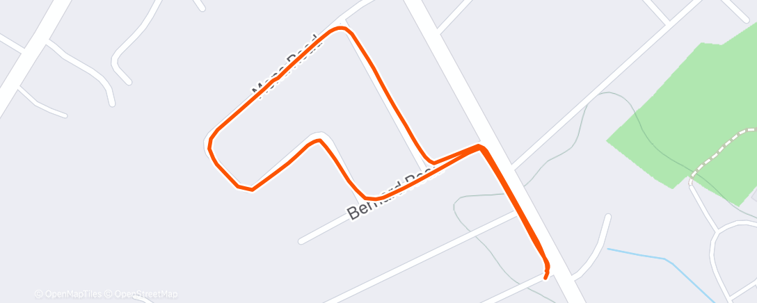 Карта физической активности (Little family sunset walk)