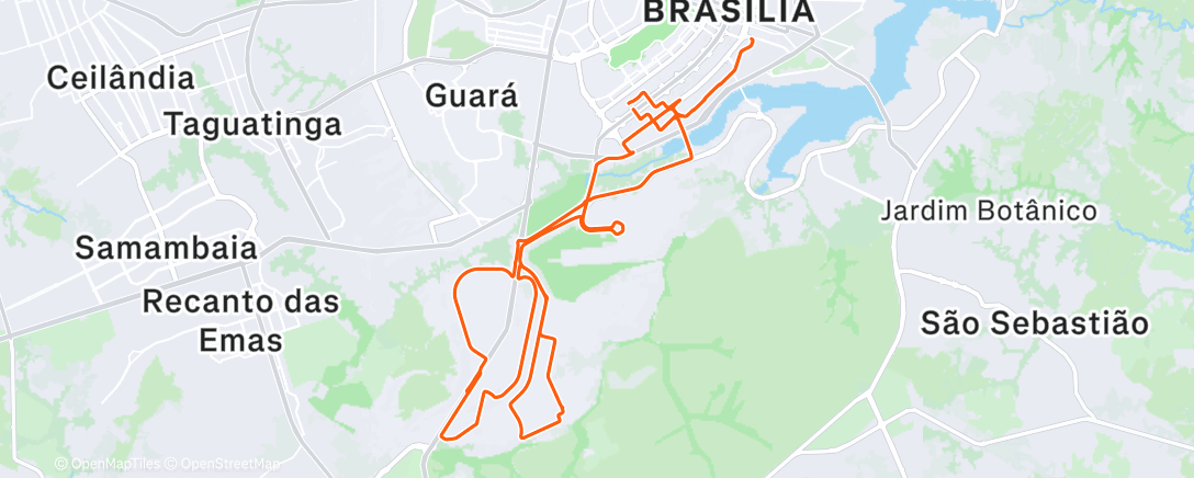 Map of the activity, Morning Ride