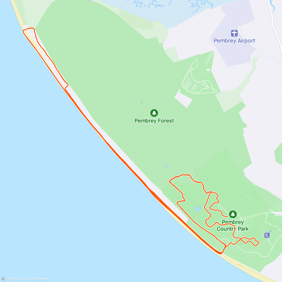 Map of the activity, Battle on the Beach 10