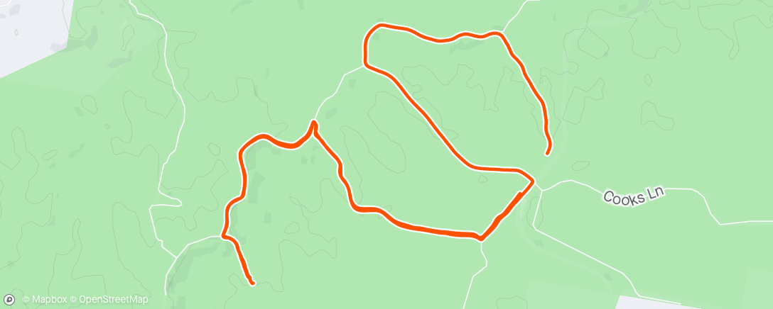 Map of the activity, Tamban Trail Run with Dean & dog (Roy)🐕🏃‍♂️🏃‍♂️
