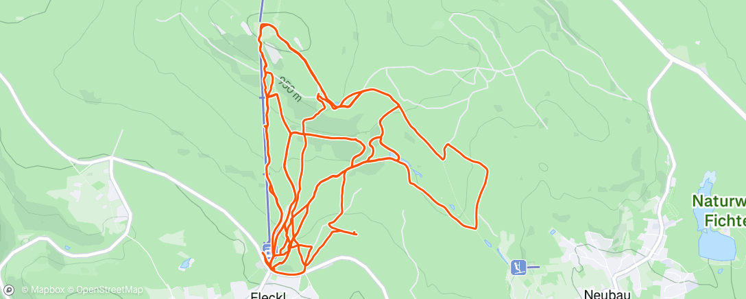 Map of the activity, Morning Ride