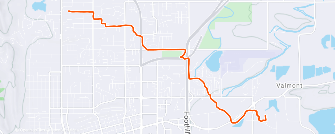 Map of the activity, Morning Ride #commutemarker.com