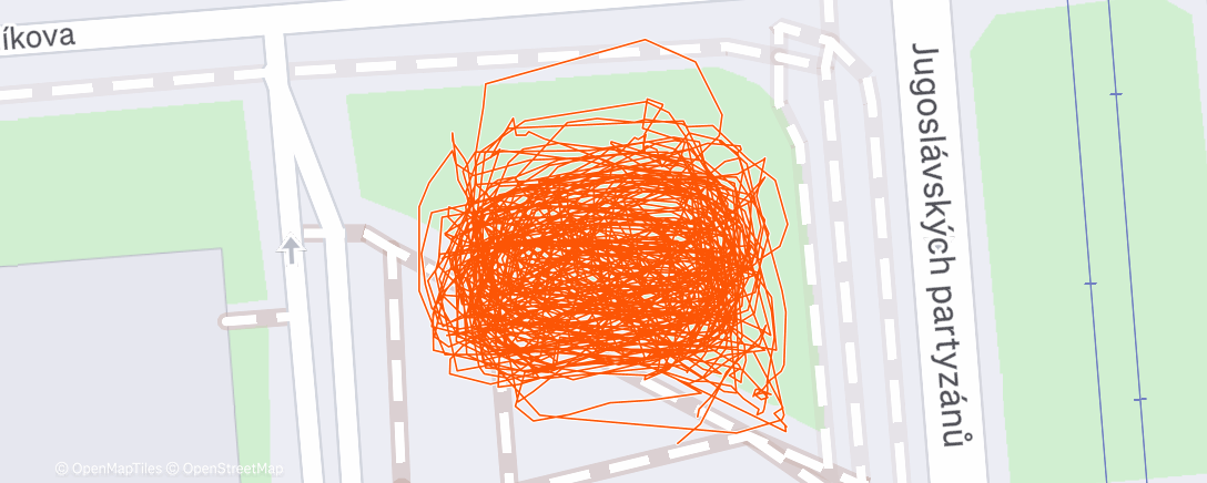 Map of the activity, Bruslí celá rodina