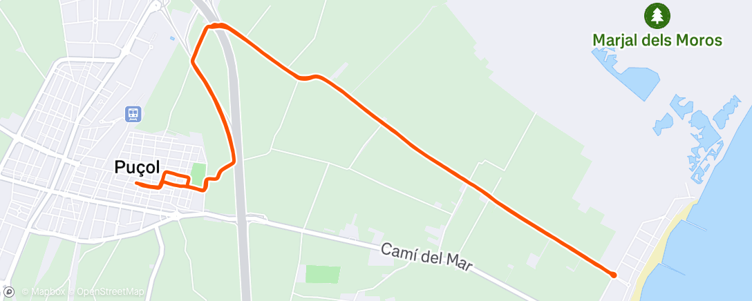 Map of the activity, 50’CC