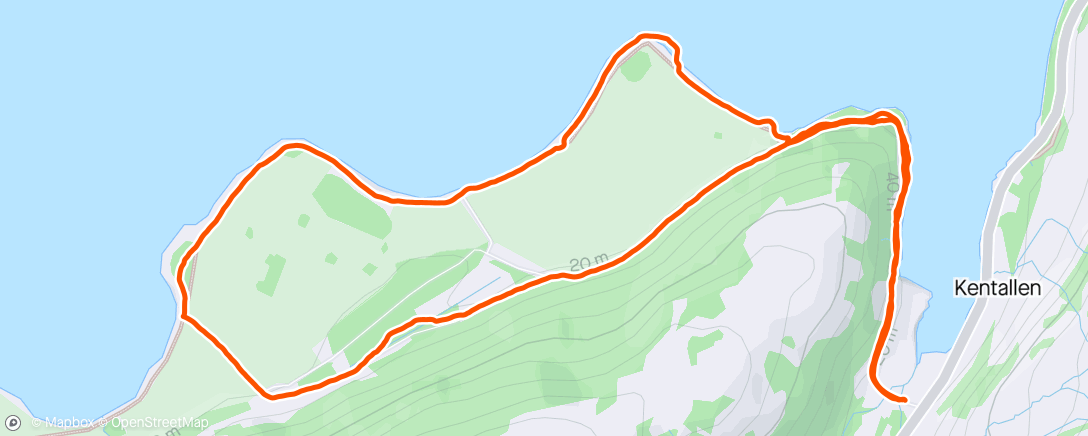 Map of the activity, Ardsheal Estate Hike