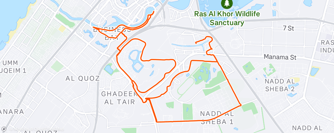 Mapa de la actividad (Mittagsradfahrt)