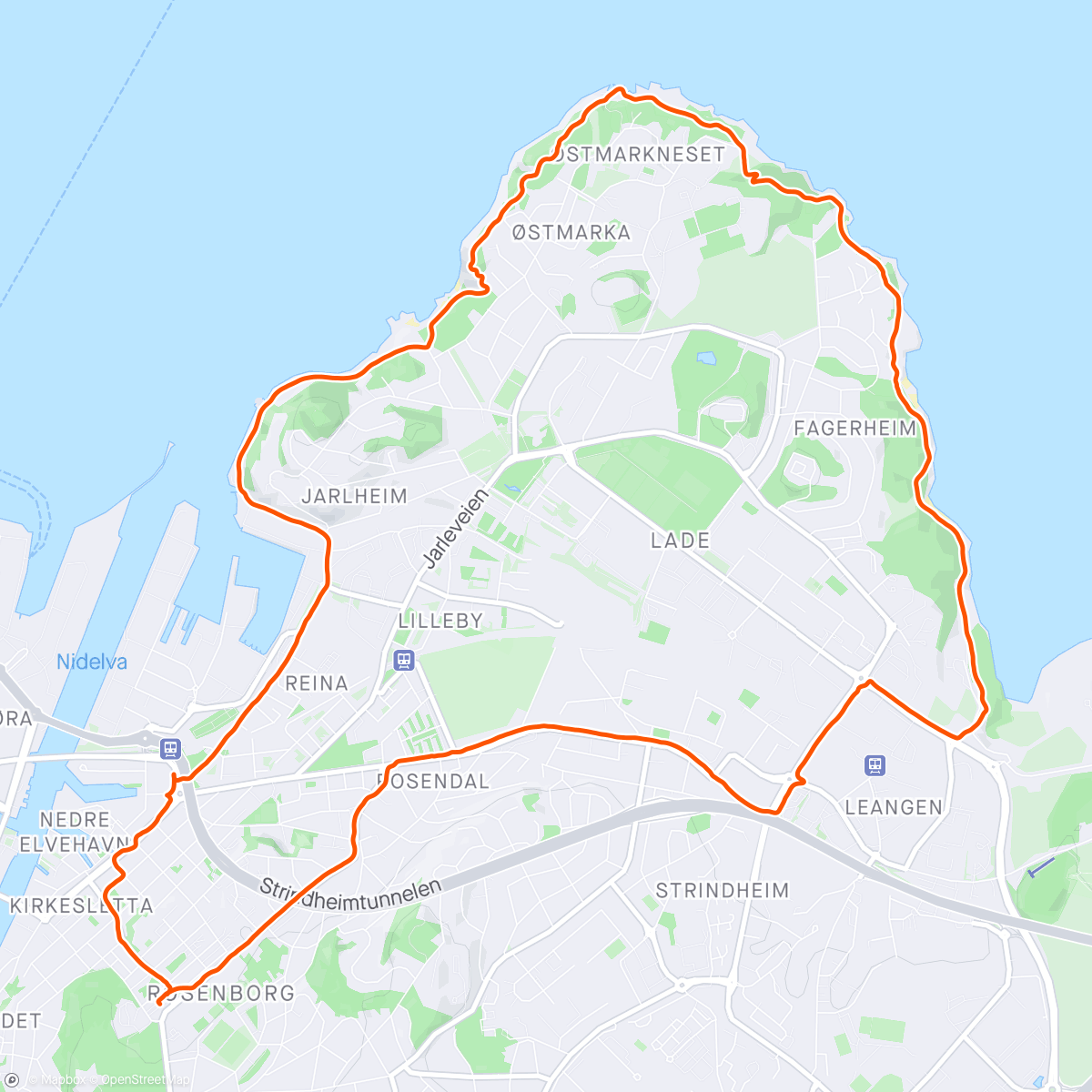アクティビティ「Klink vår」の地図