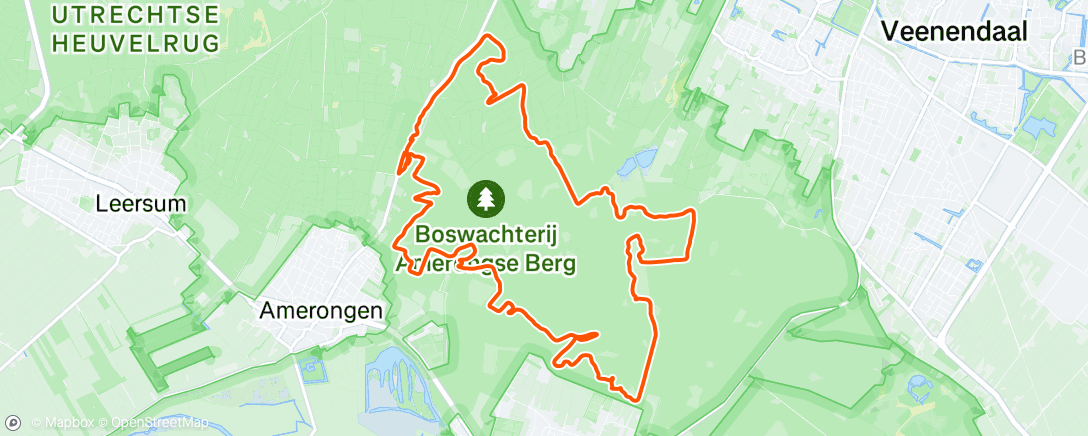 Map of the activity, Morning Ride