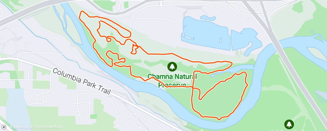 Kaart van de activiteit “Tuesday trails”