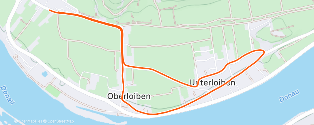 Map of the activity, Afternoon Walk