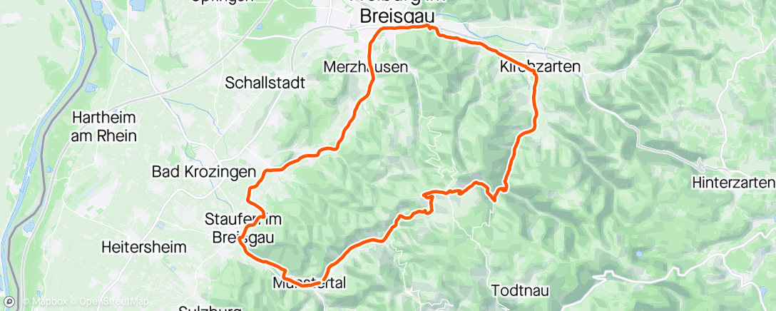Mappa dell'attività Mittagsradfahrt