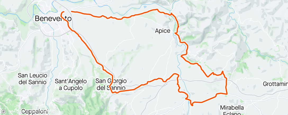 Map of the activity, Bonito