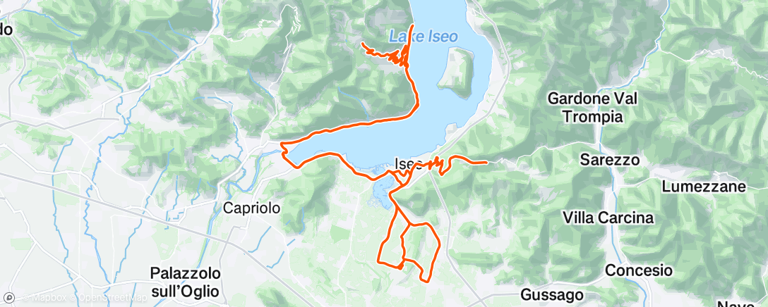 Карта физической активности (Endurance)