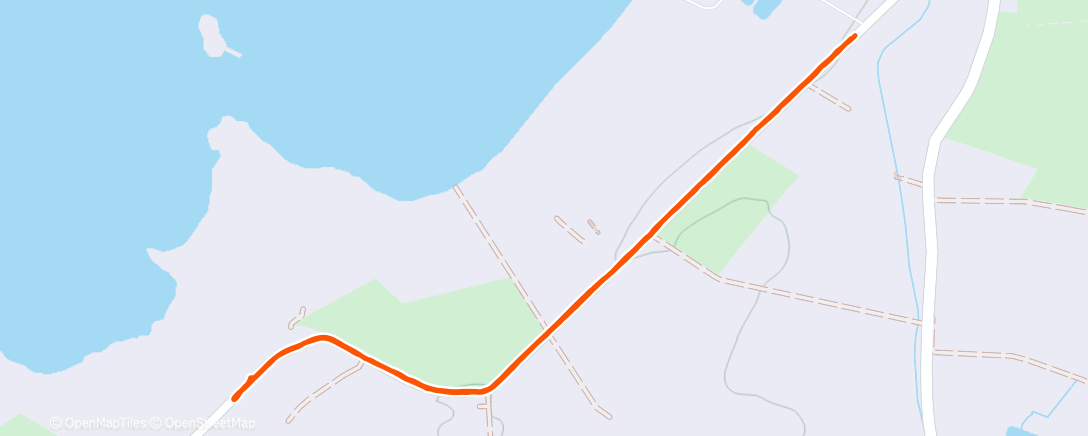 Map of the activity, Morning Walk