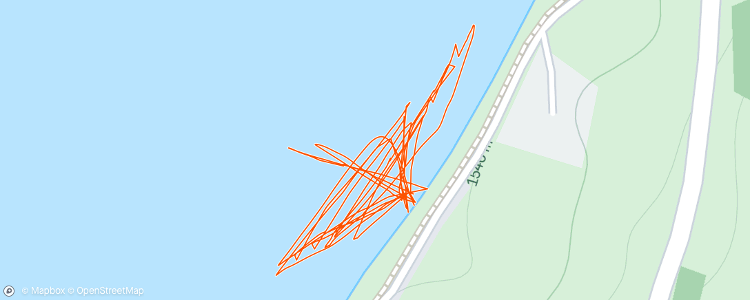 Map of the activity, I’m sure I got closer to the middle than that 😆