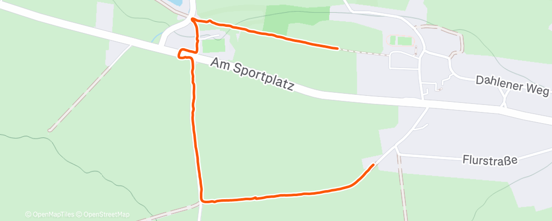 Map of the activity, Spaziergang am Nachmittag