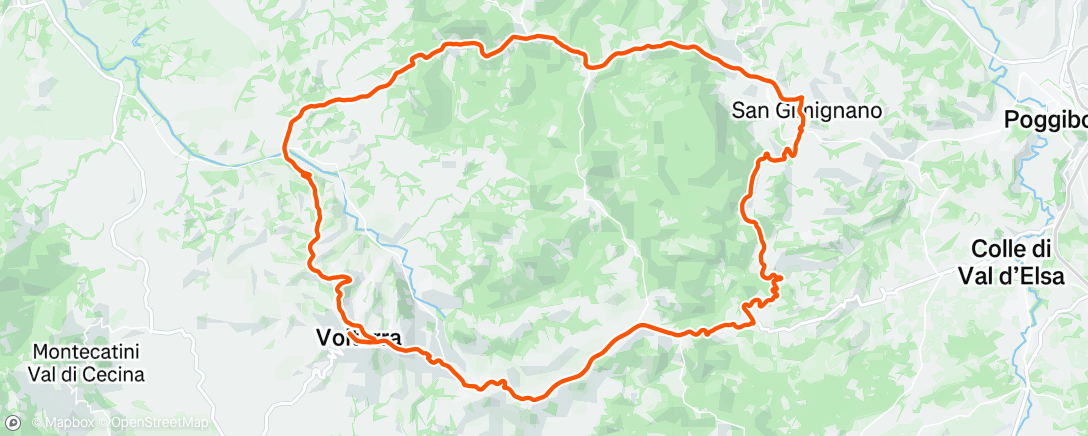 Map of the activity, Volterra