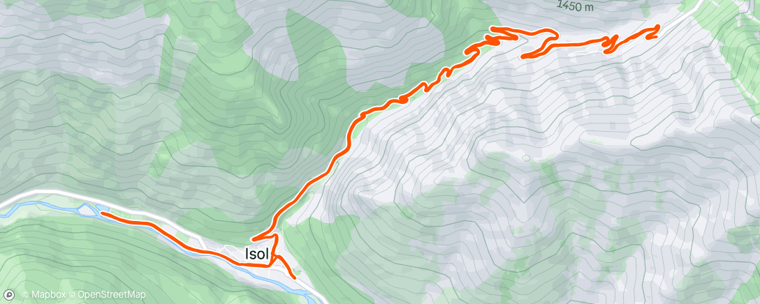 Map of the activity, Pause dej
