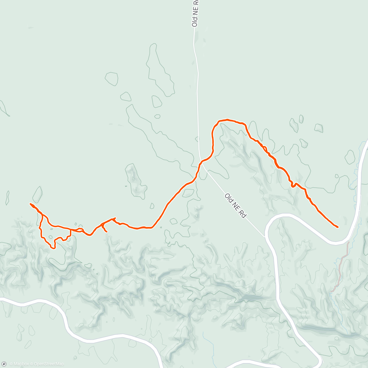 Map of the activity, Castle Trail - Badlands NP