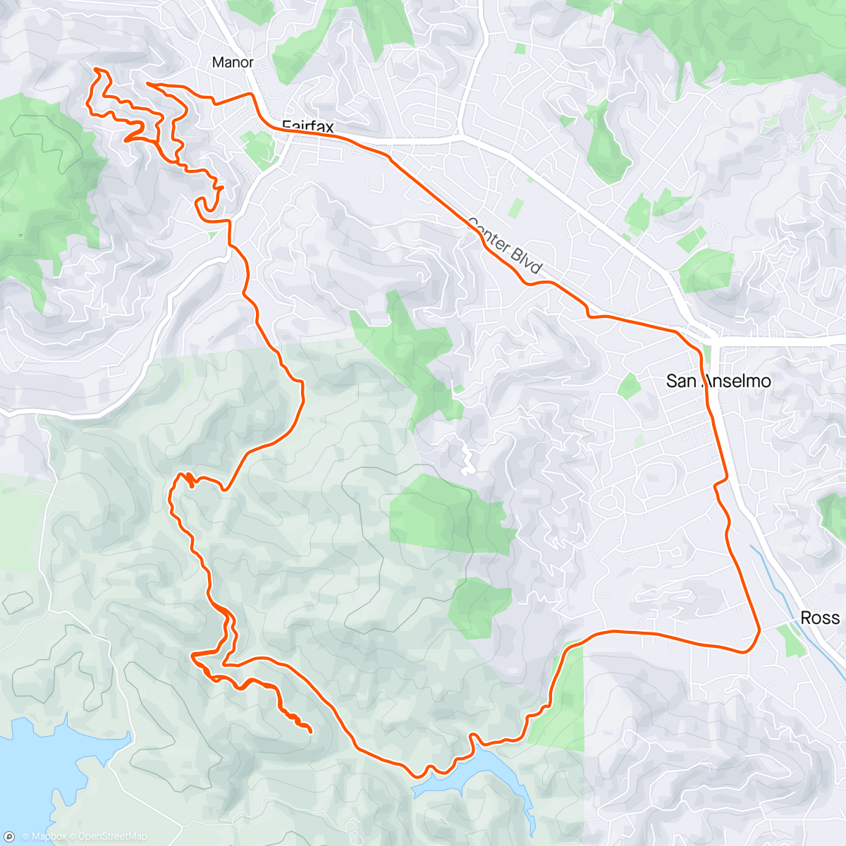 Map of the activity, Sunday gravel 🔁 w/ Kyle