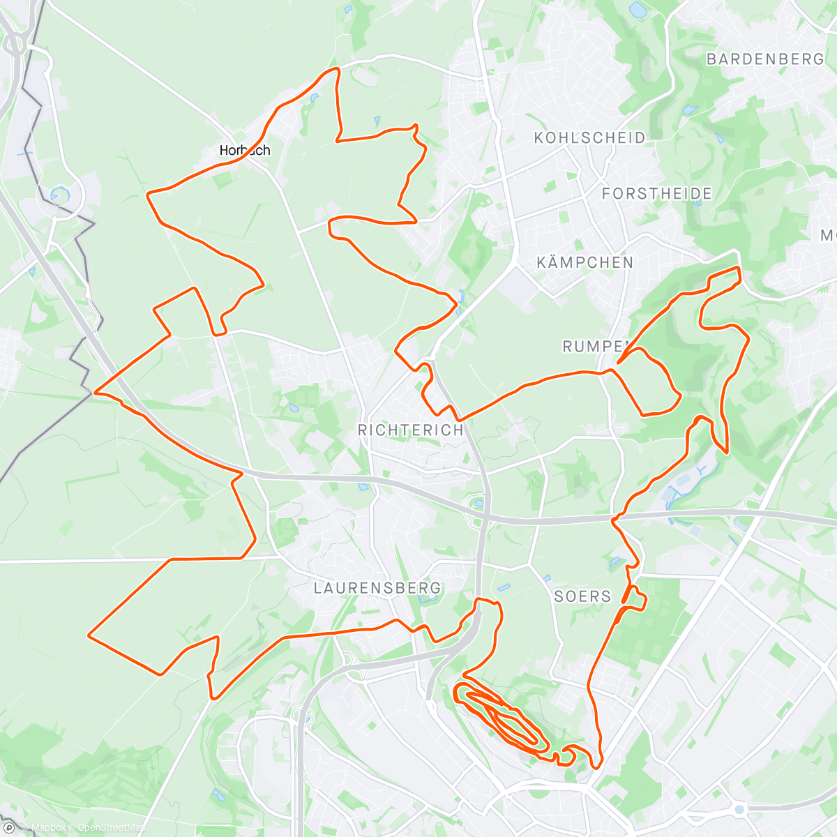 Map of the activity, Gravel World Series 3rides Aachen - p11