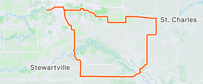 Route map for July 4th Group Ride