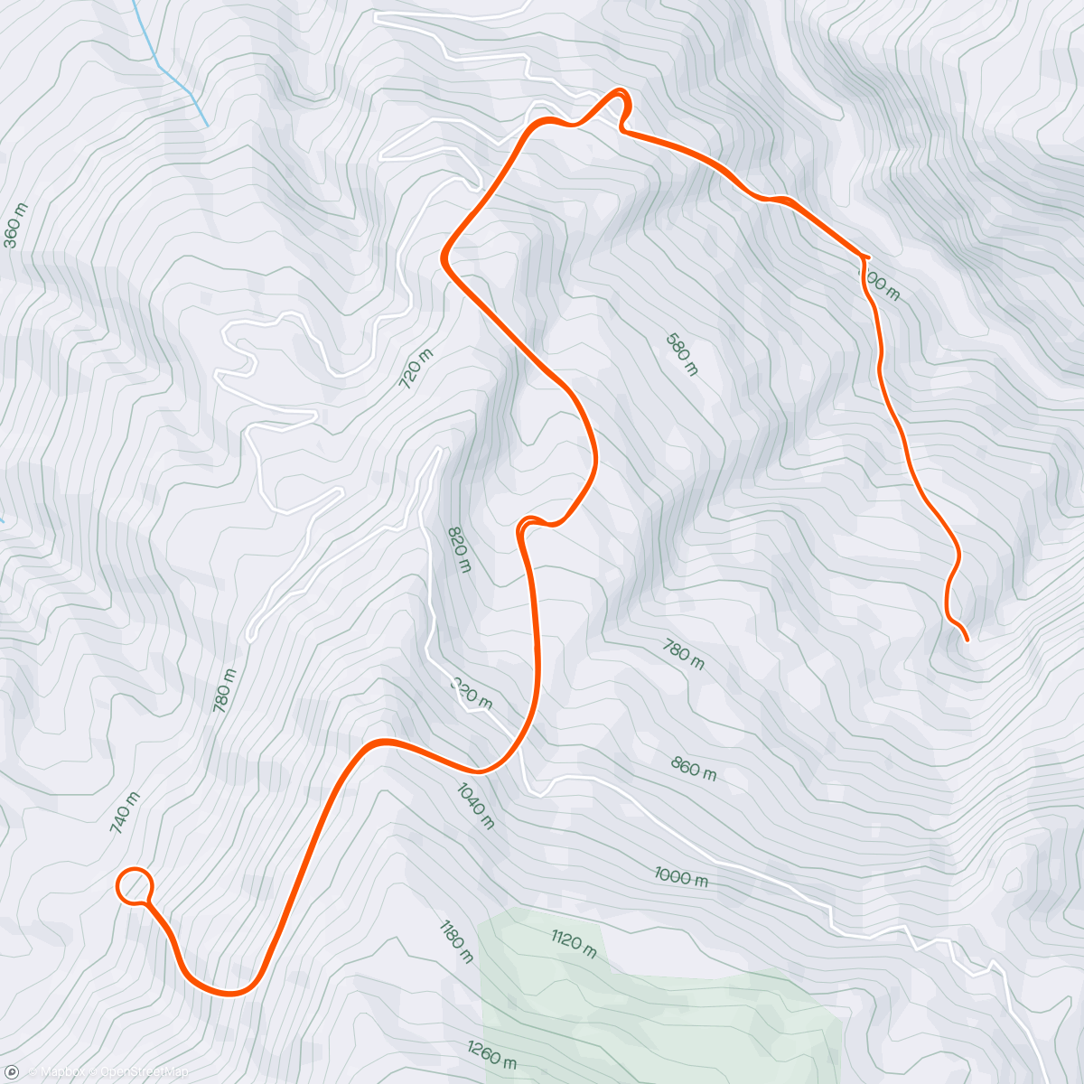 Карта физической активности (Zwift - Climb Portal: Col du Rosier at 100% Elevation in France)