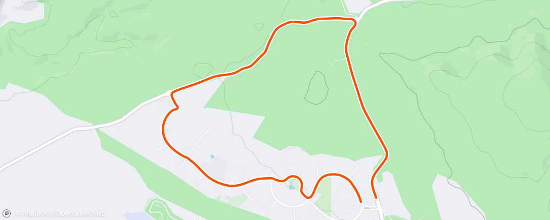 Map of the activity, Afternoon Ride