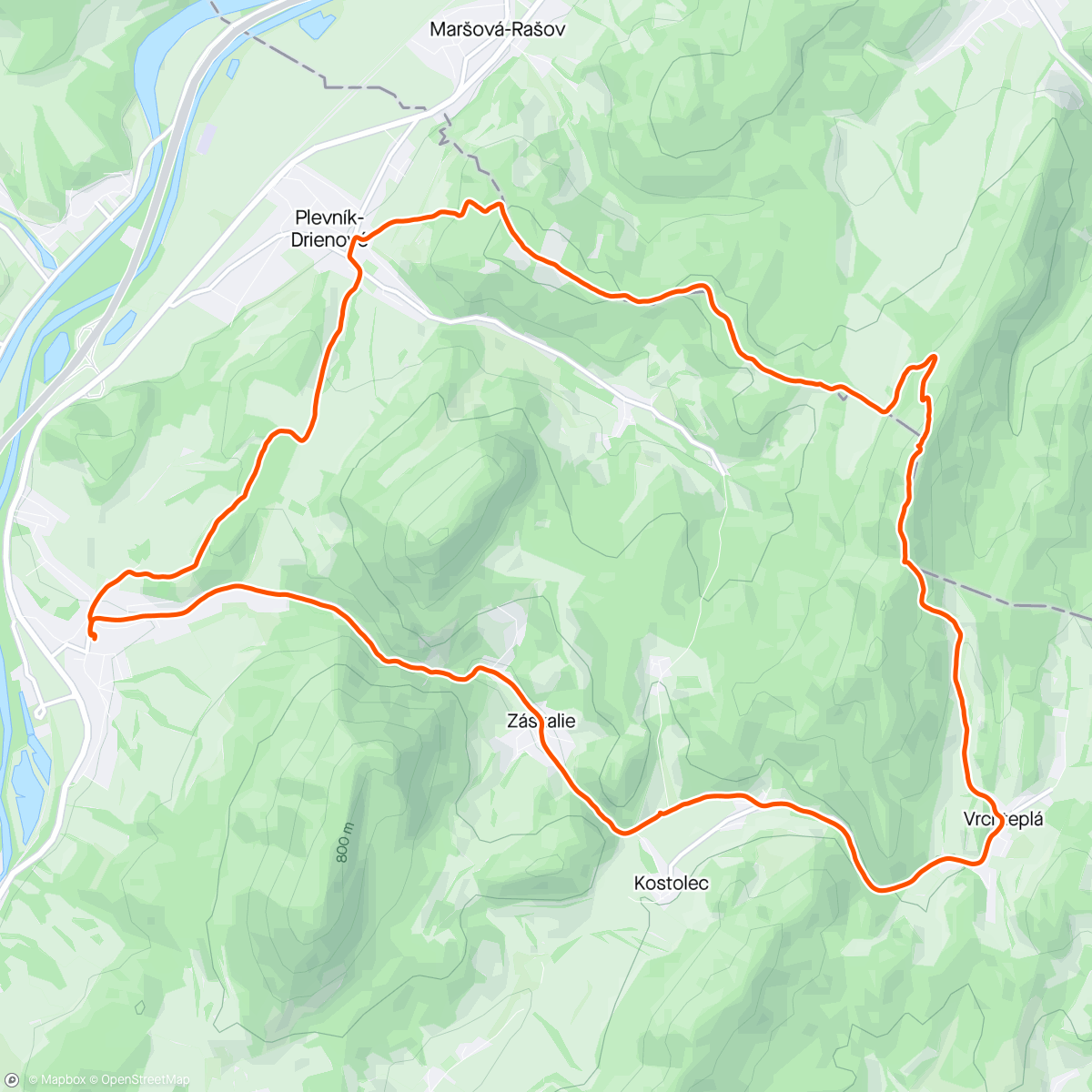 Map of the activity, Jilemnického 25ka