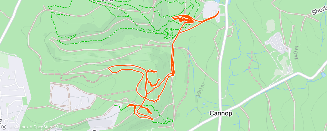 Map of the activity, Morning Ride
