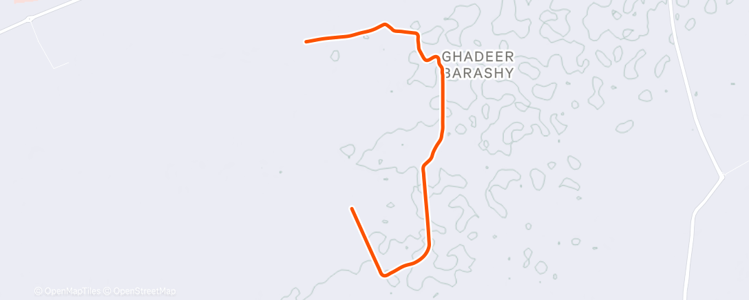 Map of the activity, MyWhoosh - Al Qudra