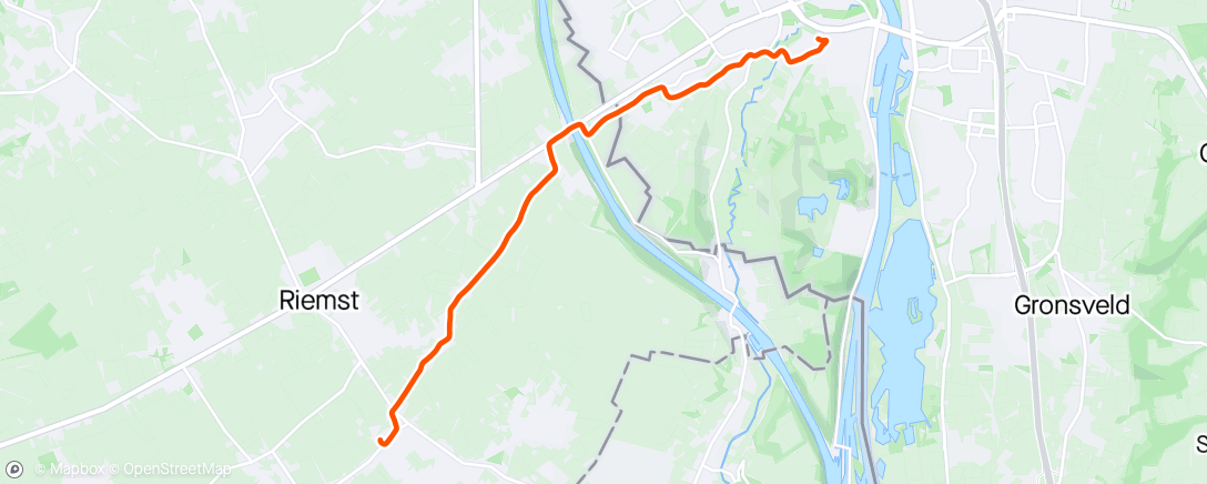 Map of the activity, Home walk