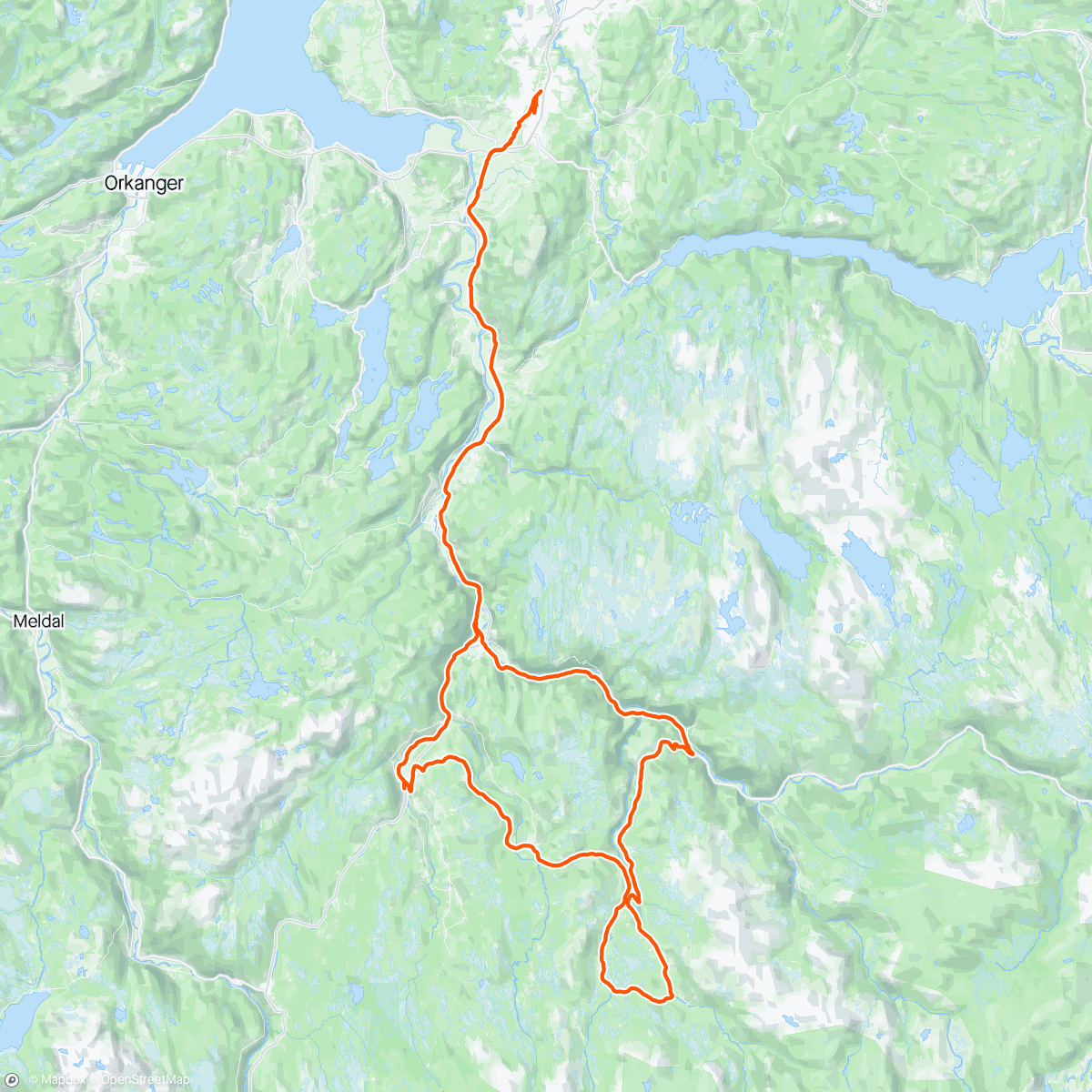 Map of the activity, Rundtur i Budala🫴