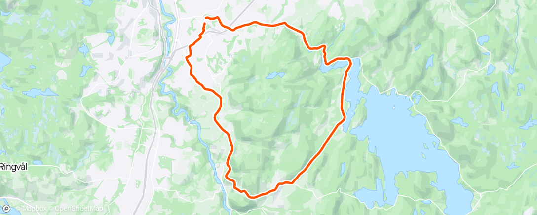 Map of the activity, Bratsbergrunden
