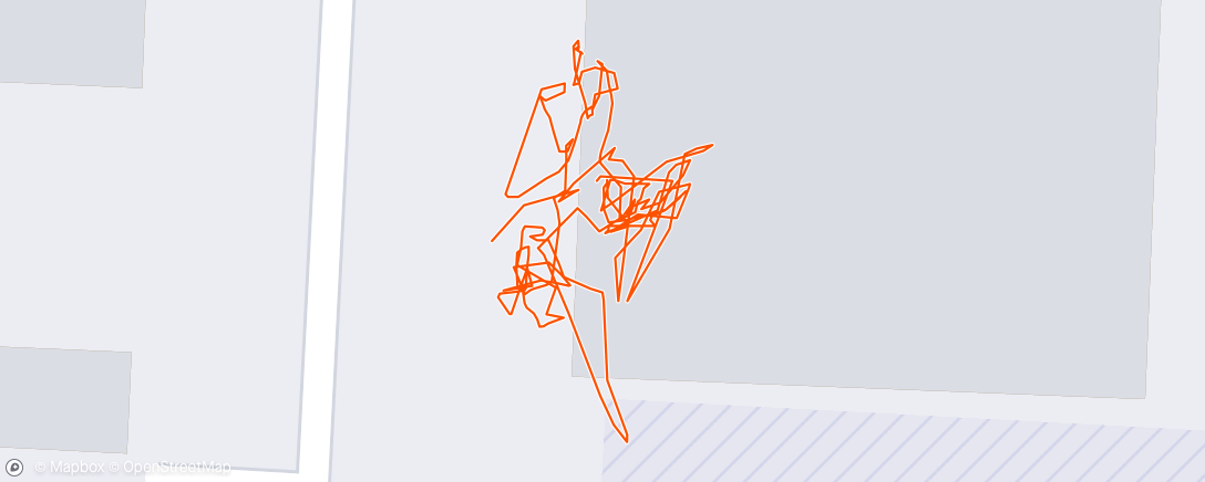 Map of the activity, Boxing class