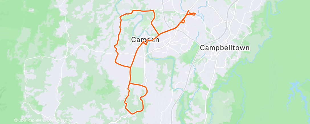 Map of the activity, Camden Bunch