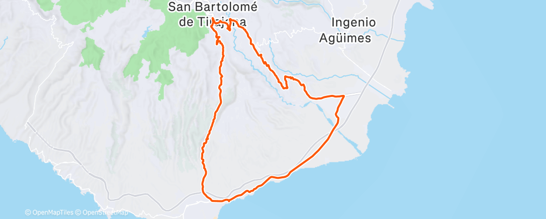 Карта физической активности (Lockere Fataga-Runde mit Vadder 😊👍)