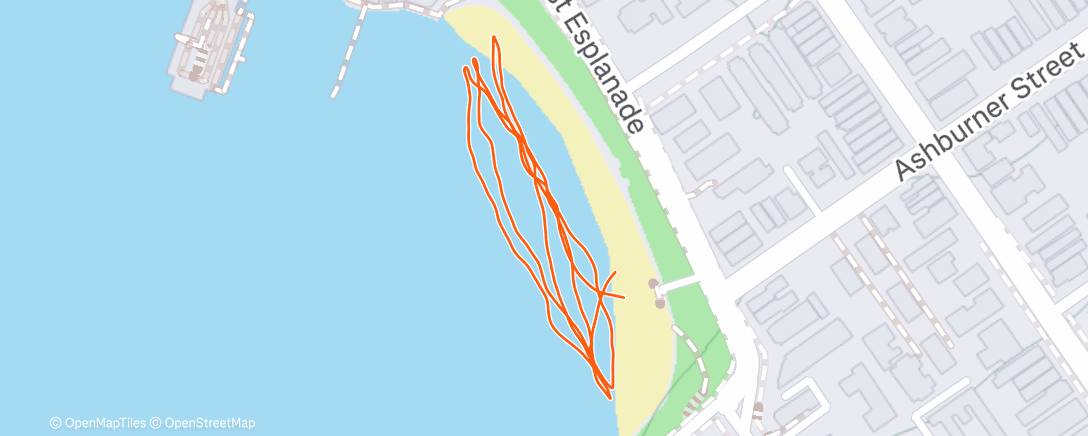 Карта физической активности (Afternoon Swim)