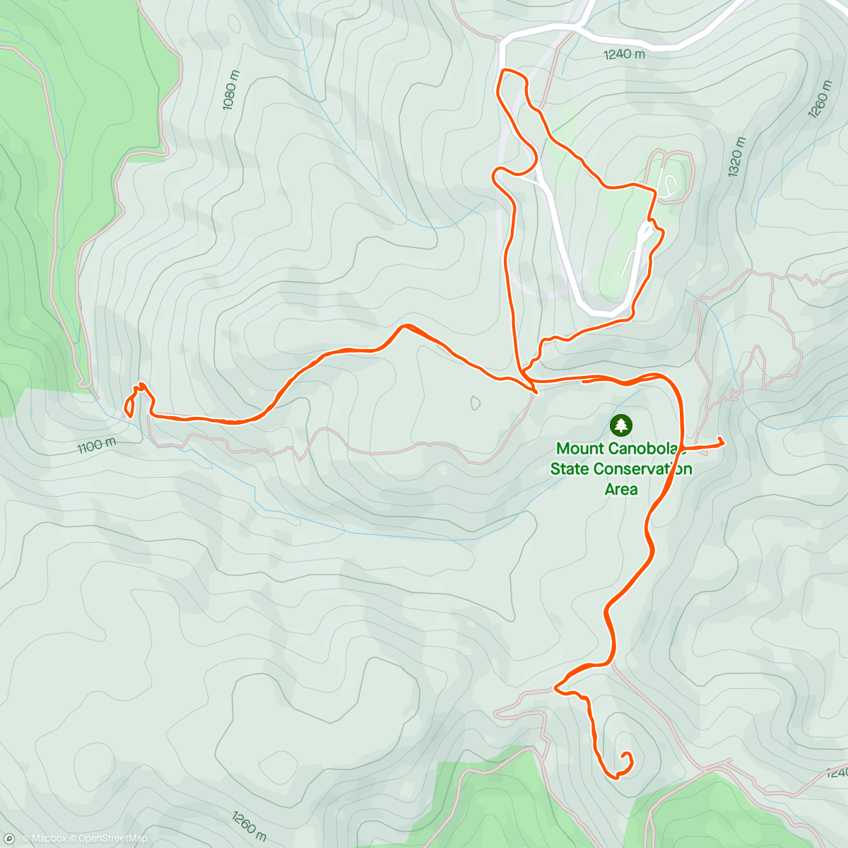 Map of the activity, 3 Point walk