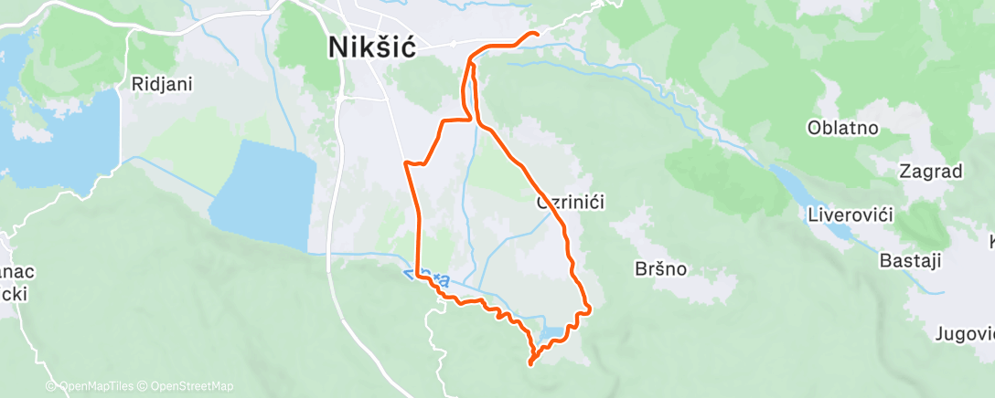 Map of the activity, Niksic 🔁