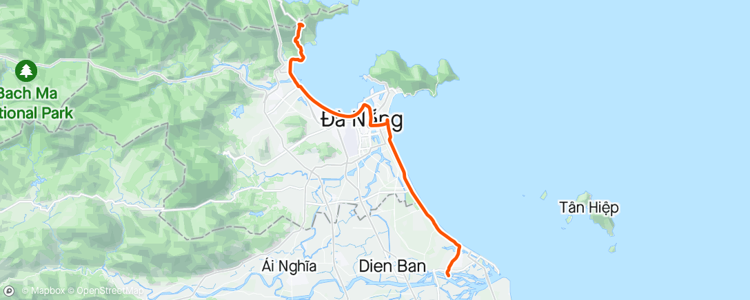 Map of the activity, Mag Vietnam Day 5 … in the bag and done.