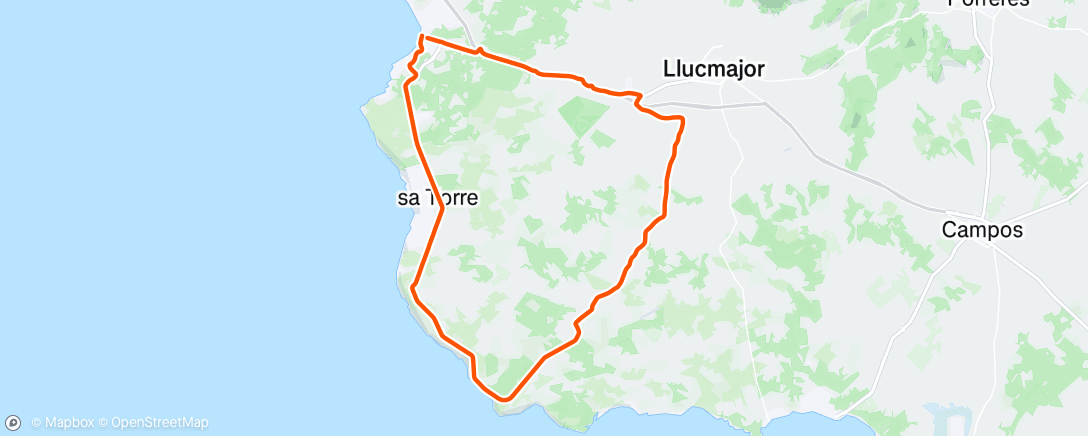 Карта физической активности (Vueltecilla)