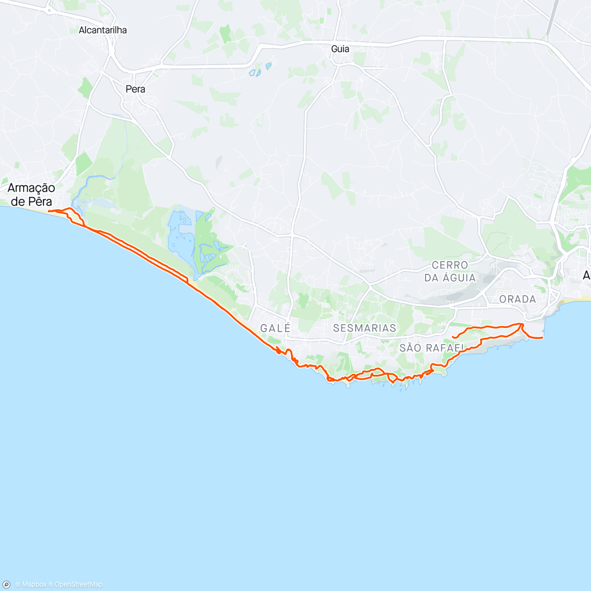 Map of the activity, Tour des plages 🇵🇹☀️🥵
